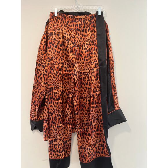 NWT HAH Free People Lanka Leopard Sleepwear Pajamas Set Size XL - Picture 8 of 10